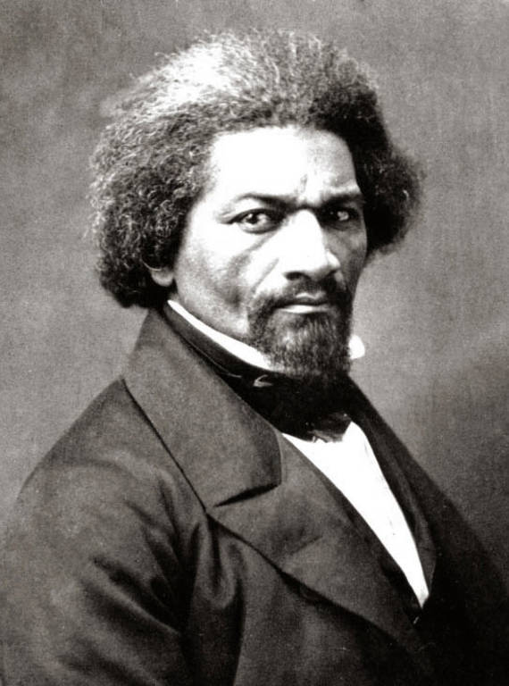 A portrait of Frederick Douglass